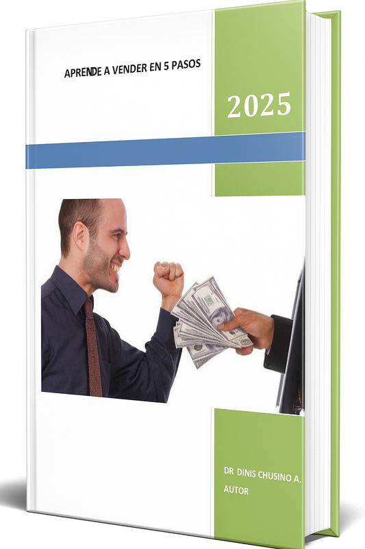 Libro inédito: "Aprende a vender en cinco pasos"